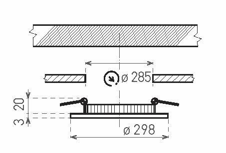 GXDW112 LED120 VEGA-R White 24W NW