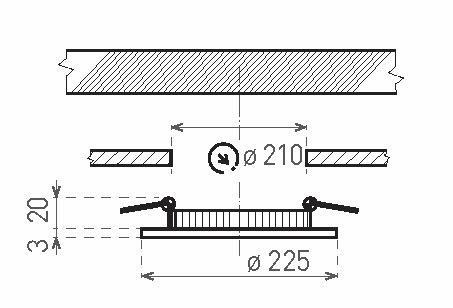 GXDW358 LED90 VEGA-R Black 18W NW