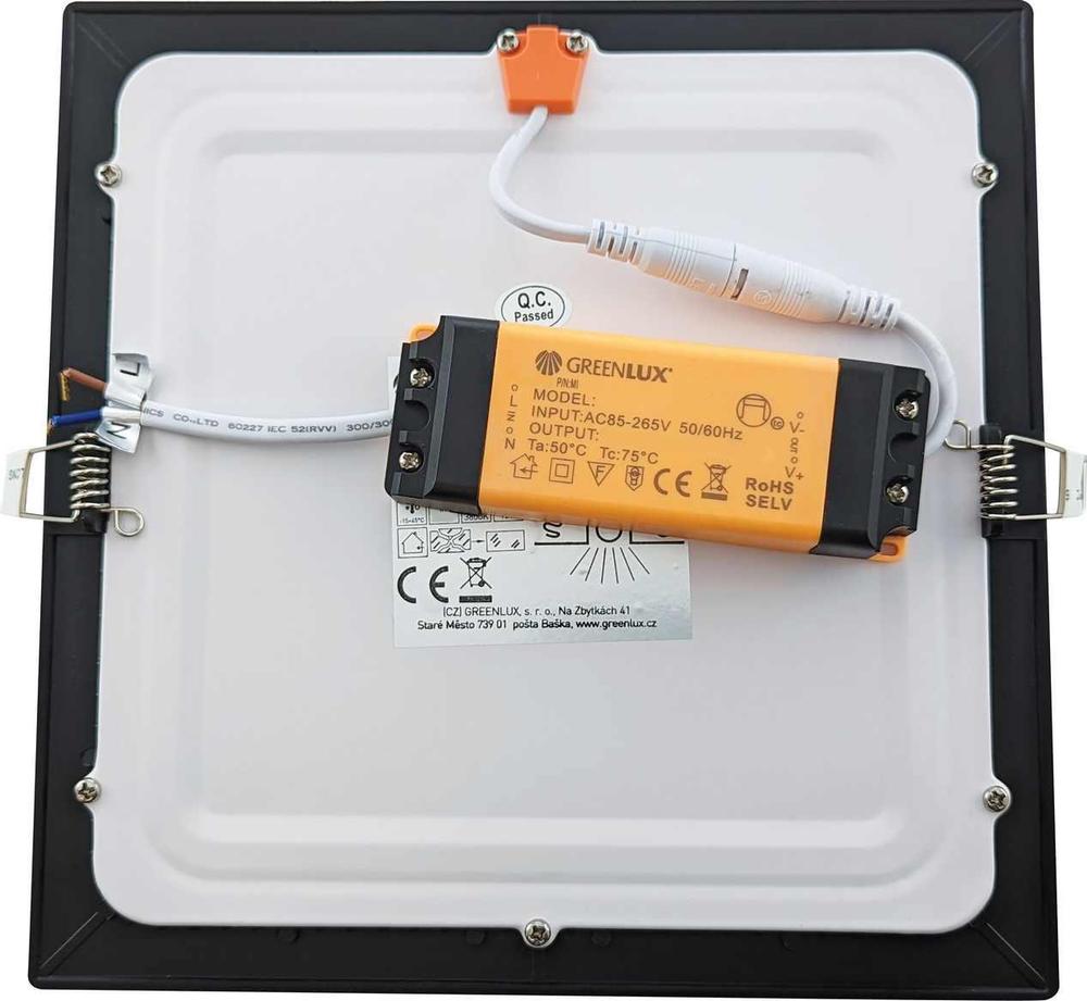 GXDW361 LED90 VEGA-S Black 18W WW