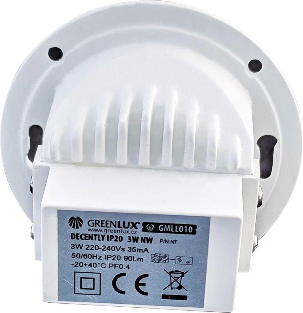 GXLL070 DECENTLY S2 White 3W NW 