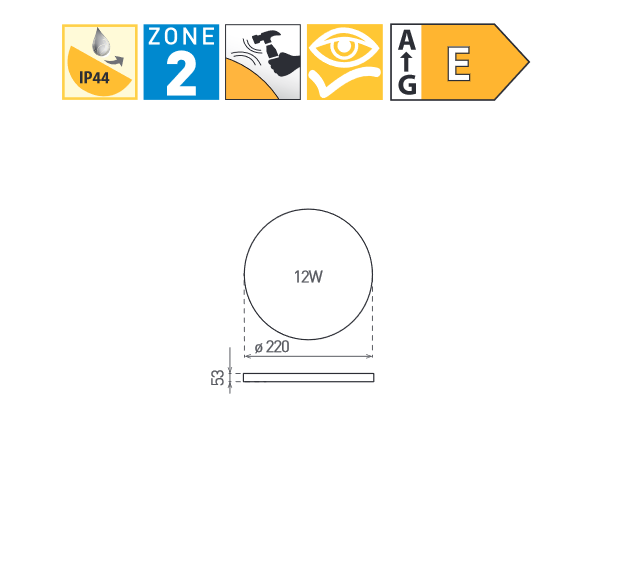 LED SMART-R White 12W NW
