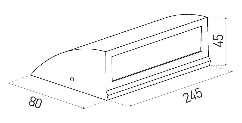 GXPS079 STEP 10W GRAY NW