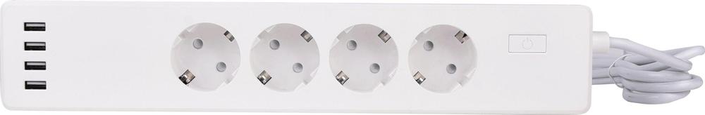 WiFi 4SOC SCHUKO 4USB 