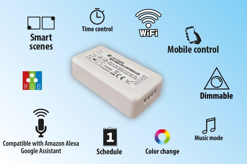 WiFi RGB LED CONTROLLER