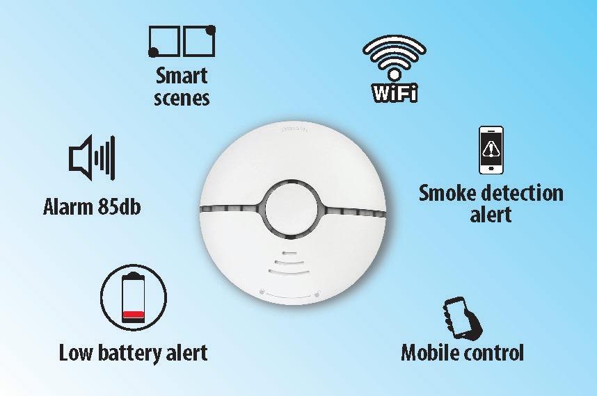 WiFi BATTERY SMOKE SENSOR