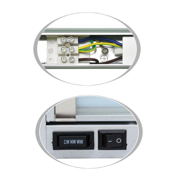 TL2016-CCT/15W Kuchyňské SMD sv. 15W,CCT,1200lm,92cm,stříbrná