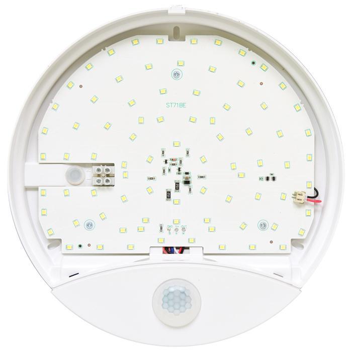 Stropní LED sv. s PIR senz.,15W,1300lm,4100K,IP44
