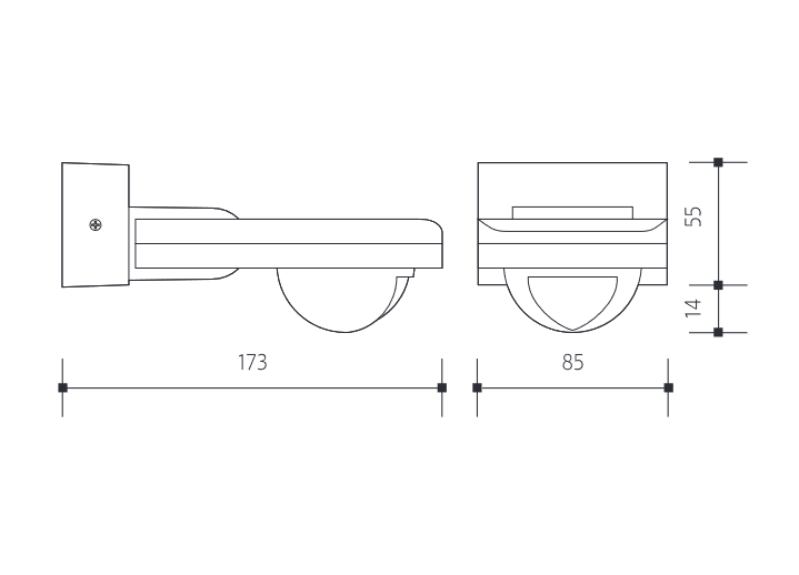 PN71000016 SENSOR 360° nástěnný/přítomností 