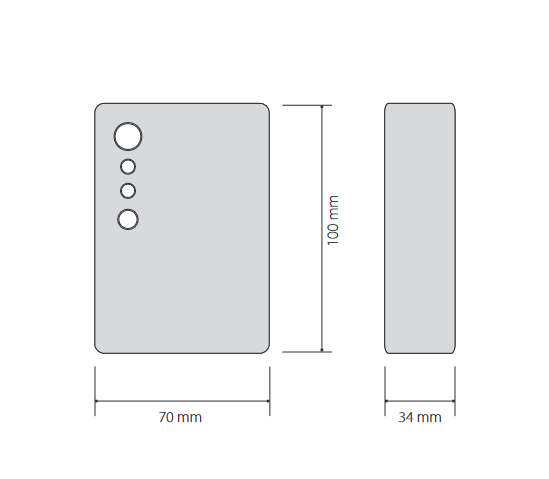 SL8001/B Soumrakový sensor plastový bílý