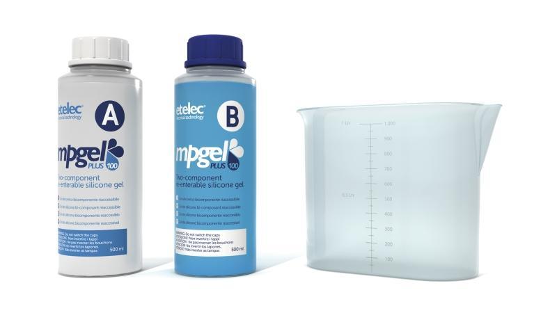 Gel dvousložkový MPGEL plus-100 (1 litr - 2x láhev 0,5l), zalévací, bez expirace
