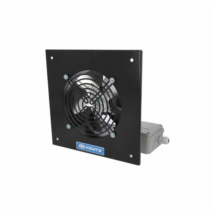 Ventilátor VENTS OV1 200 průmyslový, čtvercový (312x312mm), černý