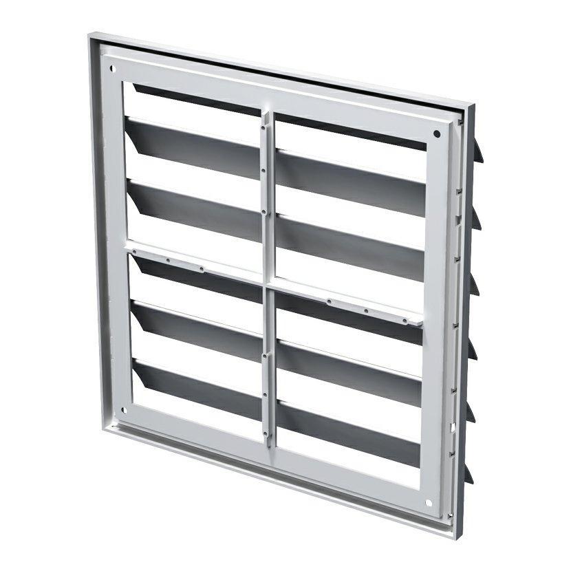 VENTS MV 250 J plastová gravitační žaluzie 250x250