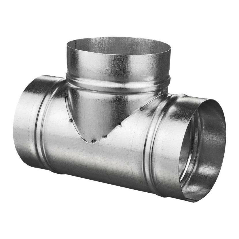 VENTS TM 125Zn vzduchovod kovový-Spojka T 3x125mm