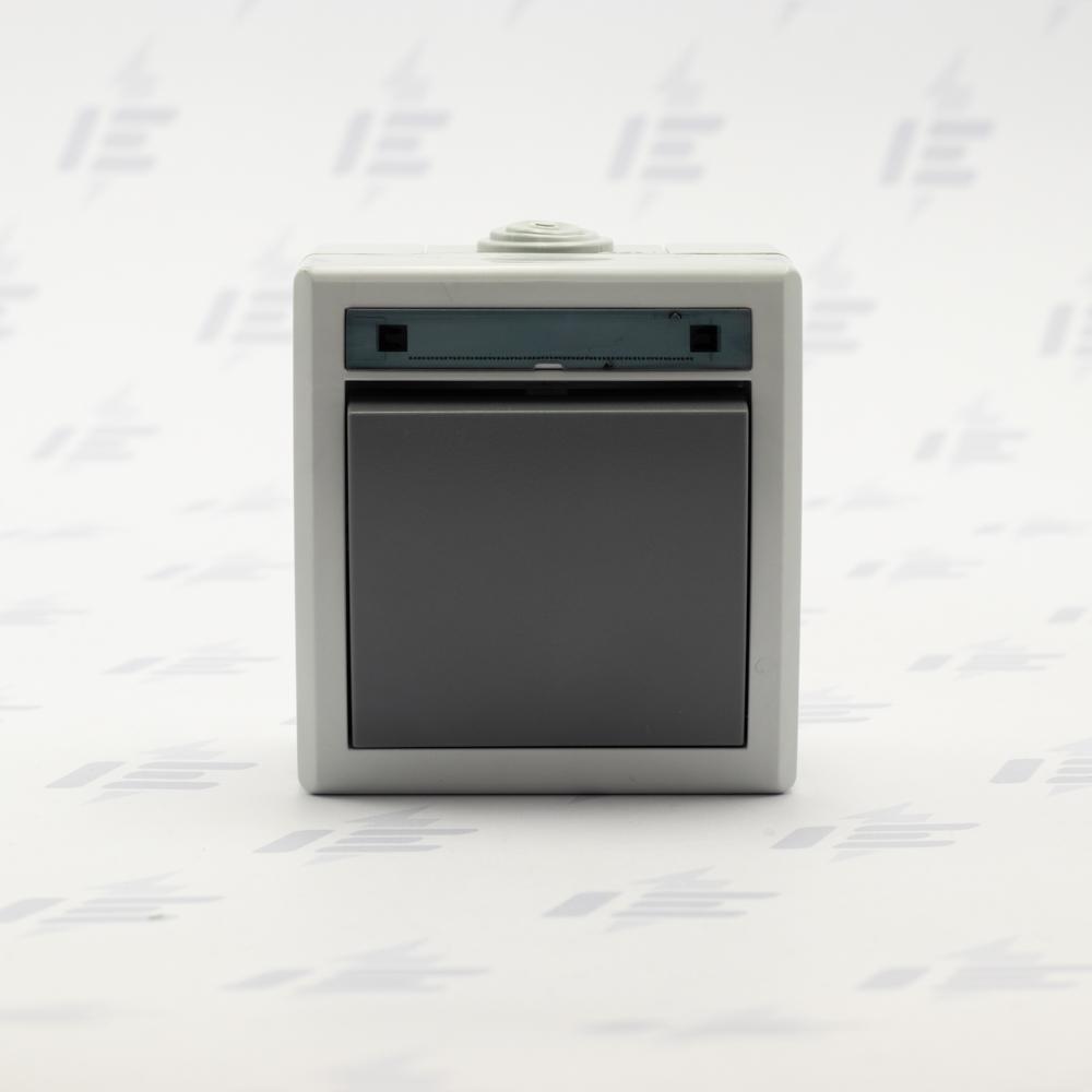 19075 ATLAS IP55 Přepínač střídavý č.6, šedý