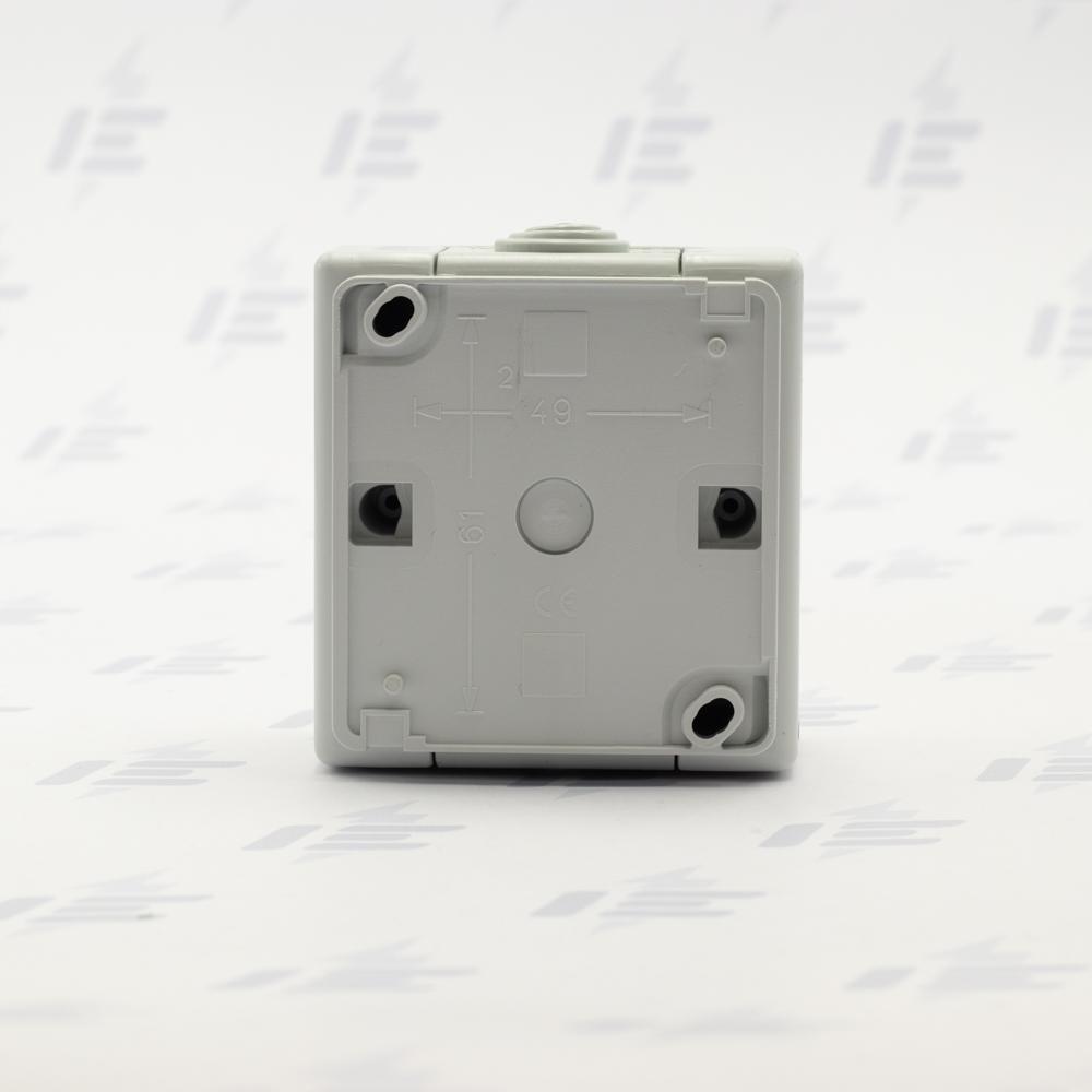 19075 ATLAS IP55 Přepínač střídavý č.6, šedý