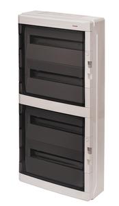39072 Rozvodnice AcquaPLUS 39072 IP65, 72mod. (4x18), na omítku, průhl. dveře, 879x430x160mm