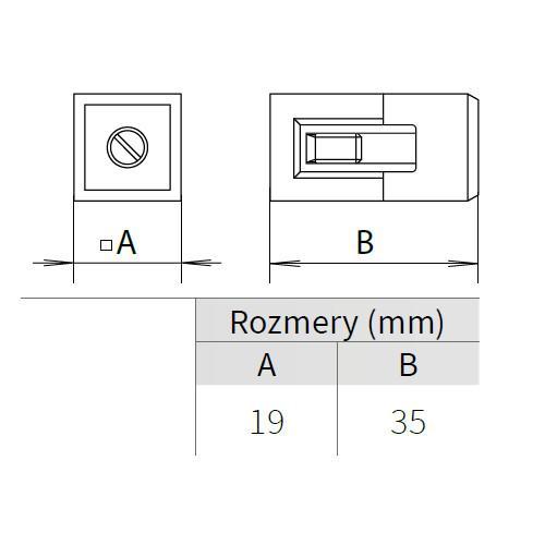Krabicová spojka, 1-pólová, průřez 3x(6-16mm2)