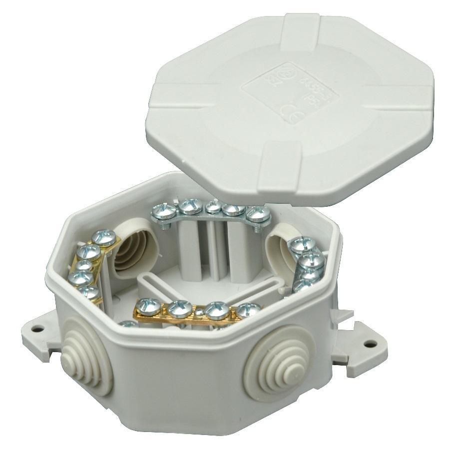 6455-31 Krabicová rozvodka + 5-pólová svorkovnice (10006513.00)