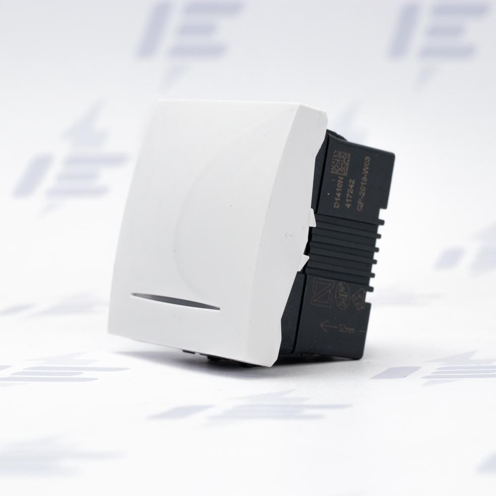 MGU3.261.18S Unica - Spínač jednopólový se signalizační kontrolkou, řazení 1Ss,16A, Polar