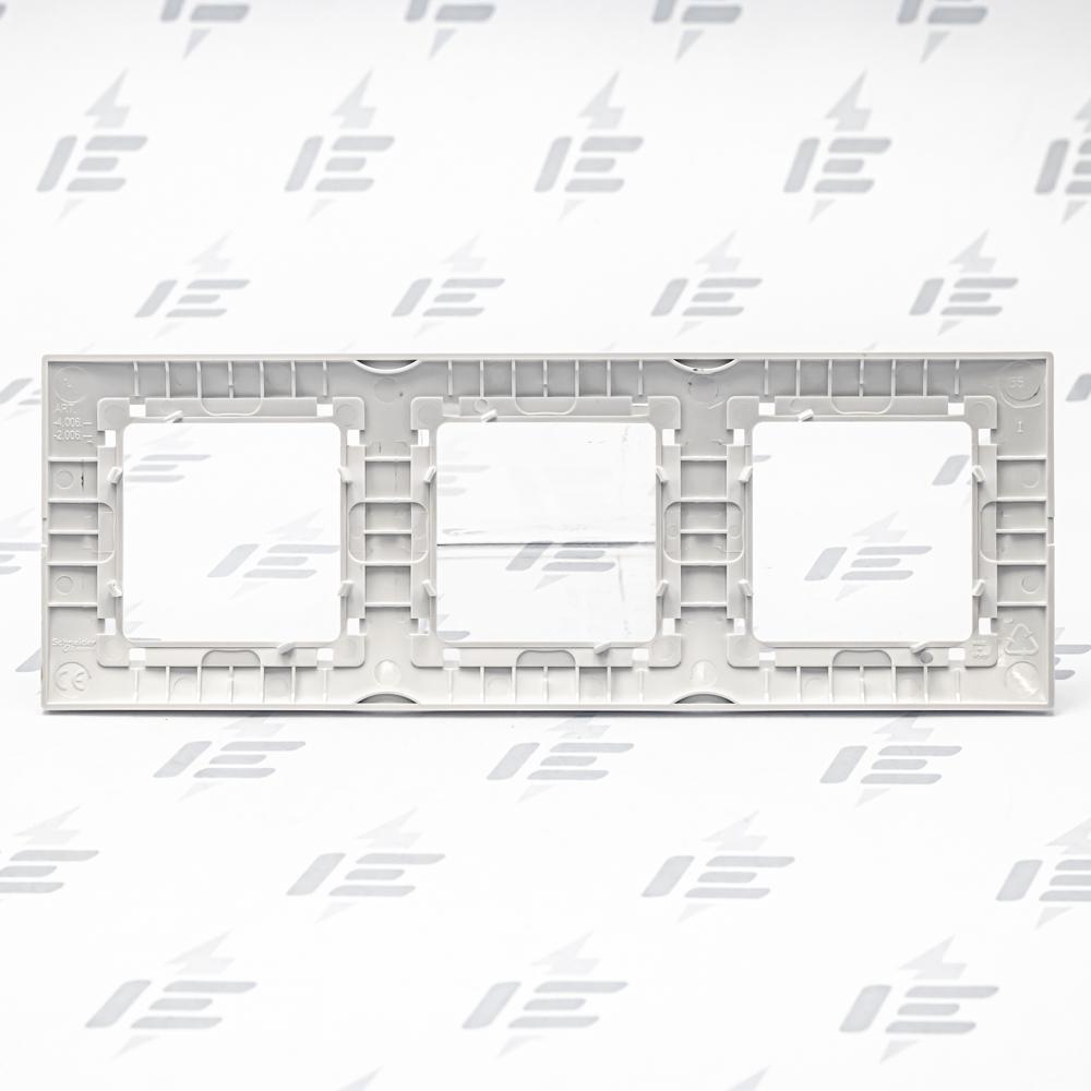MGU4.006.18 Unica Colors - Krycí rámeček bez dekorativního rámečku trojnásobný, Polar