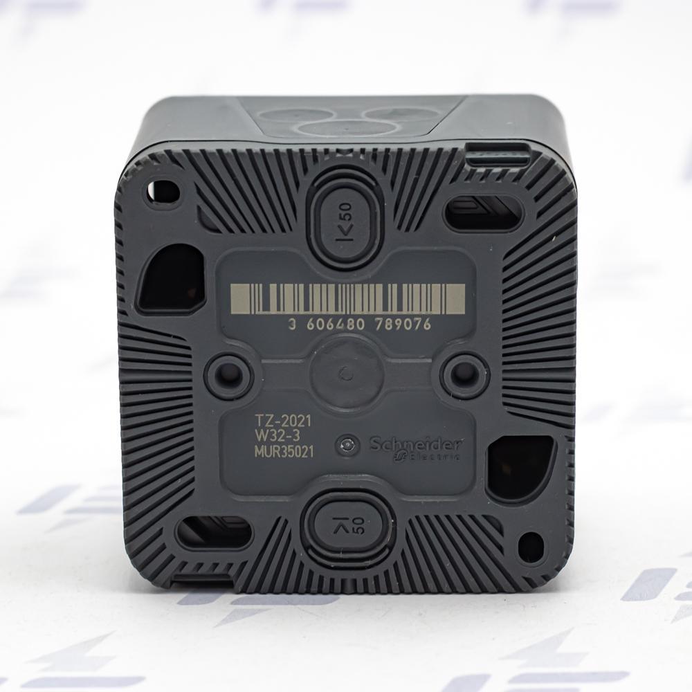 MUR35021 Mureva Styl - Kompletní přepínač střídavý ř.6, IP55, povrchový, Antracit