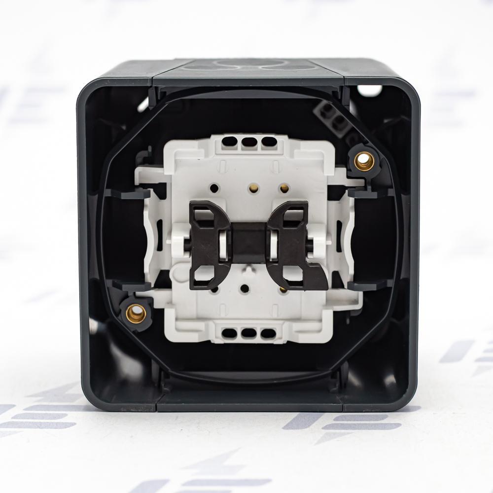 MUR35021 Mureva Styl - Kompletní přepínač střídavý ř.6, IP55, povrchový, Antracit