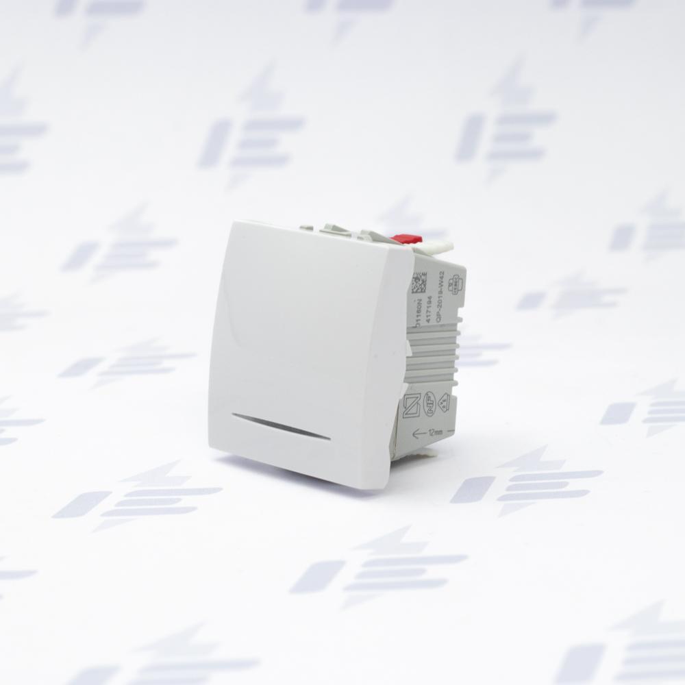 MGU3.203.18S Unica - Přepínač střídavý se signalizační kontrolkou, řazení 6Ss, Polar