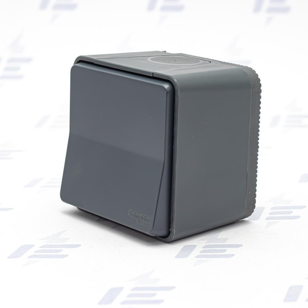 MUR35023 Mureva Styl - Kompletní přepínač křížový ř.7, IP55, povrchový, Antracit