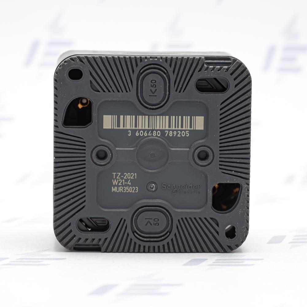 MUR35023 Mureva Styl - Kompletní přepínač křížový ř.7, IP55, povrchový, Antracit