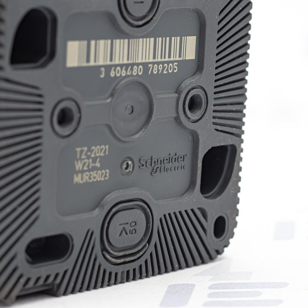 MUR35023 Mureva Styl - Kompletní přepínač křížový ř.7, IP55, povrchový, Antracit