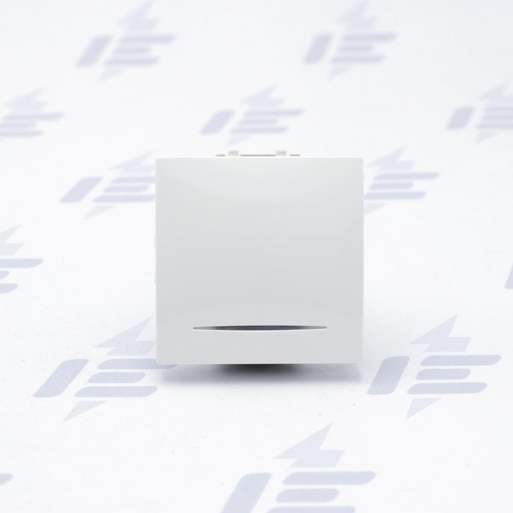 MGU3.201.18N Unica - Spínač jednopólový s orientační kontrolkou, řazení 1So, Polar