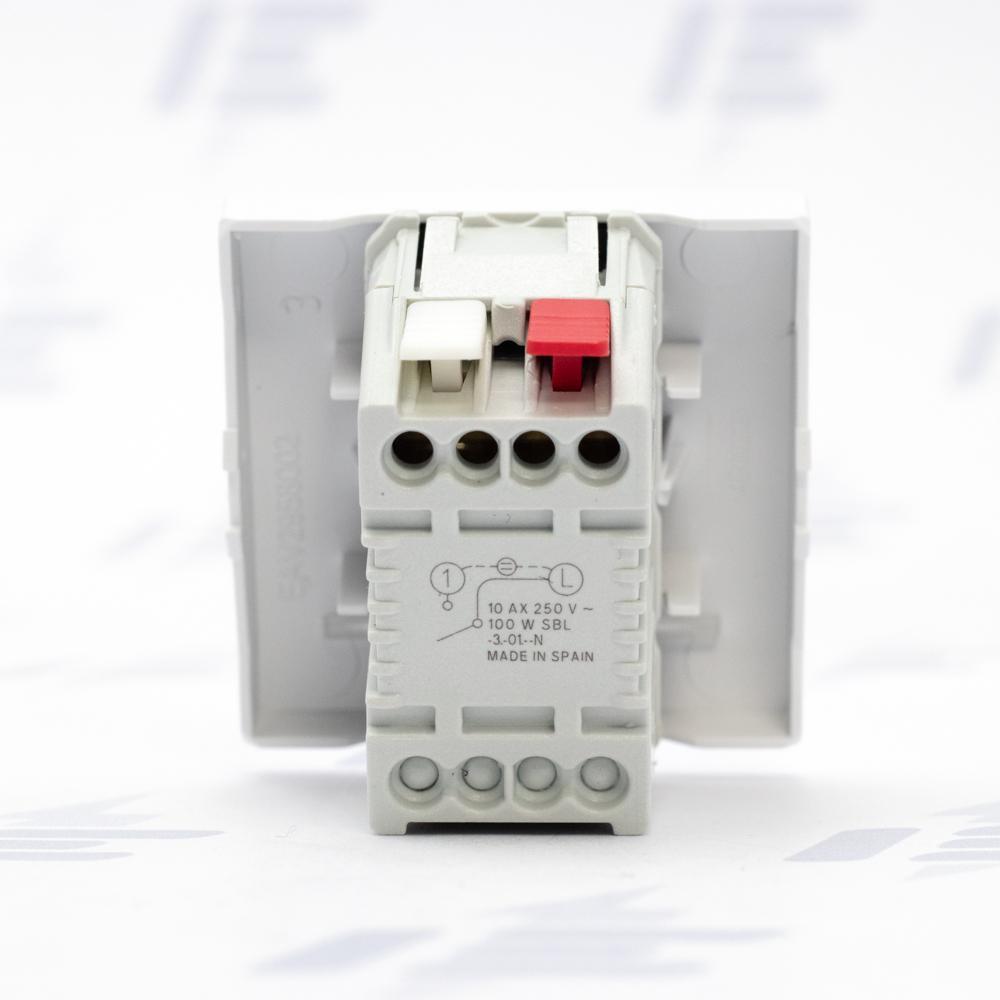 Unica - Spínač jednopólový s orientační kontrolkou, řazení 1So, Polar