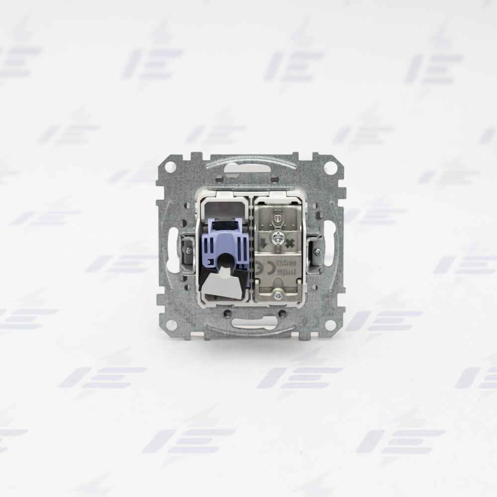 SDD114469T Sedna D/E - Datová zásuvka RJ45 kat.6 UTP+TV individuální, Antracit