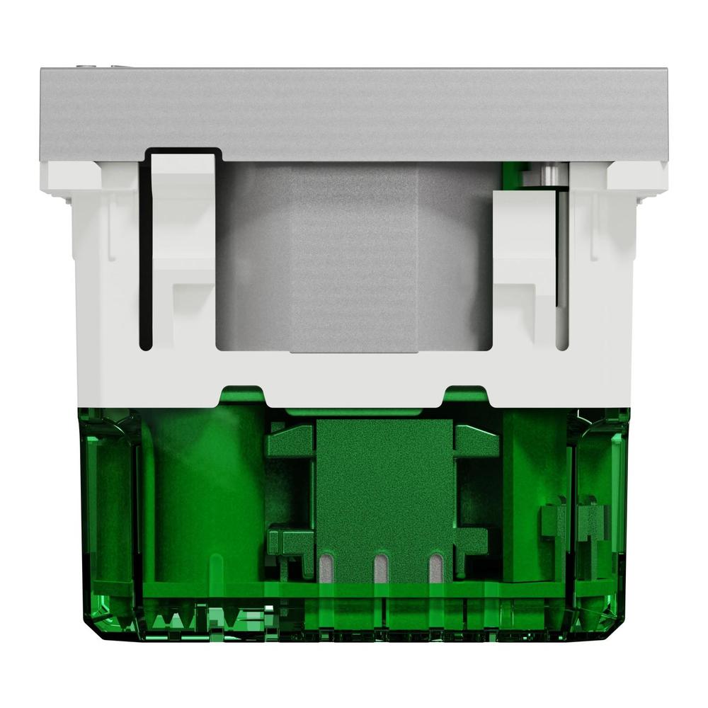 Unica - Zásuvka skrytá 250V/16A + USB C 10.5W, 2.1A, 2M, Aluminium