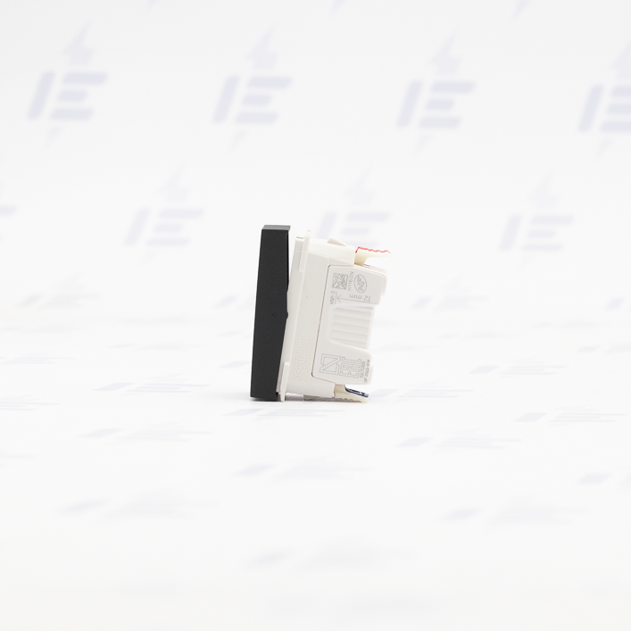 NU310354S Unica - Přepínač střídavý s nulovou svorkou řazení 6, 1M, Antracit