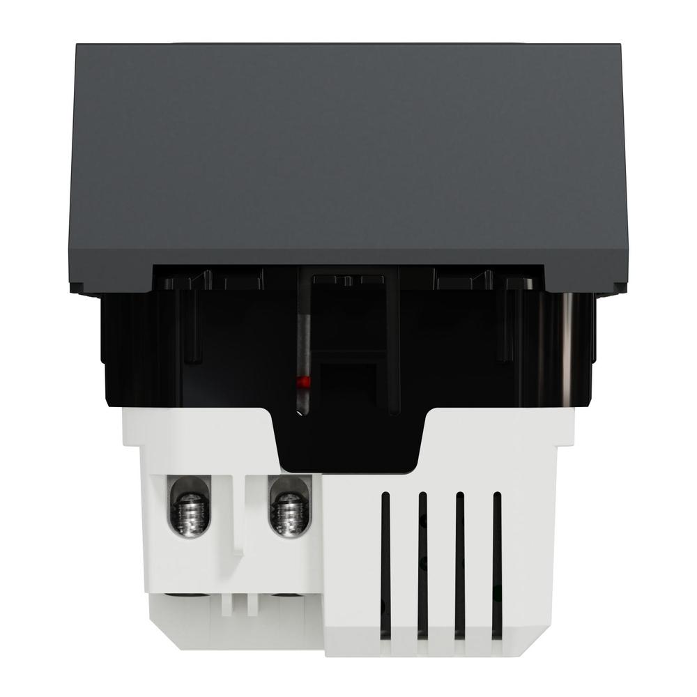 Unica - Dvojitý nabíjecí USB konektor A+C 18W, 2.4A, 2M, Antracit