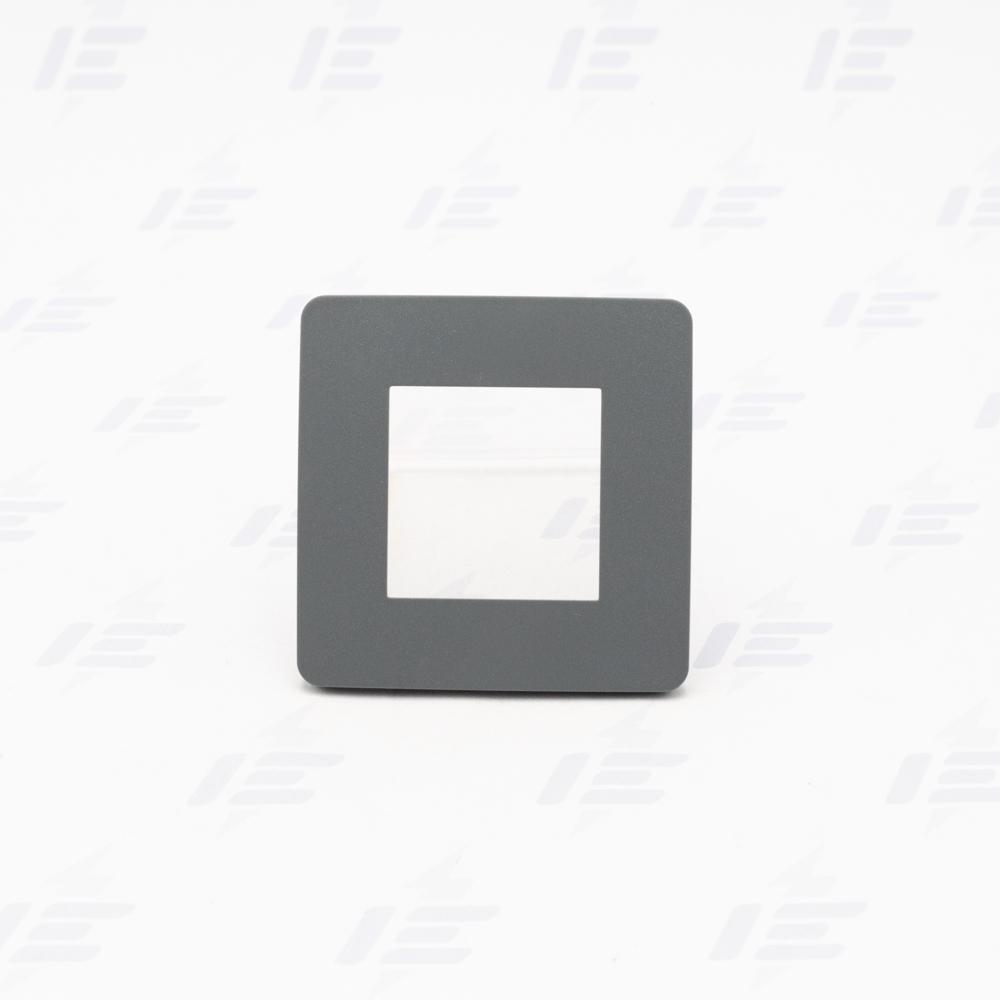 NU280222 Unica Studio Color - Krycí rámeček jednonásobný, Dark Grey/Černý