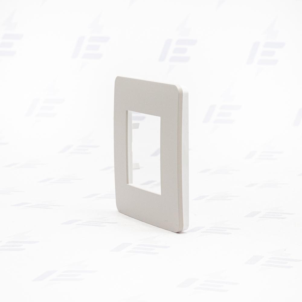 NU280224 Unica Studio Color - Krycí rámeček jednonásobný, Light Grey/Bílý