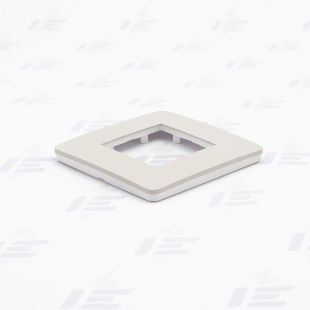 NU280224 Unica Studio Color - Krycí rámeček jednonásobný, Light Grey/Bílý