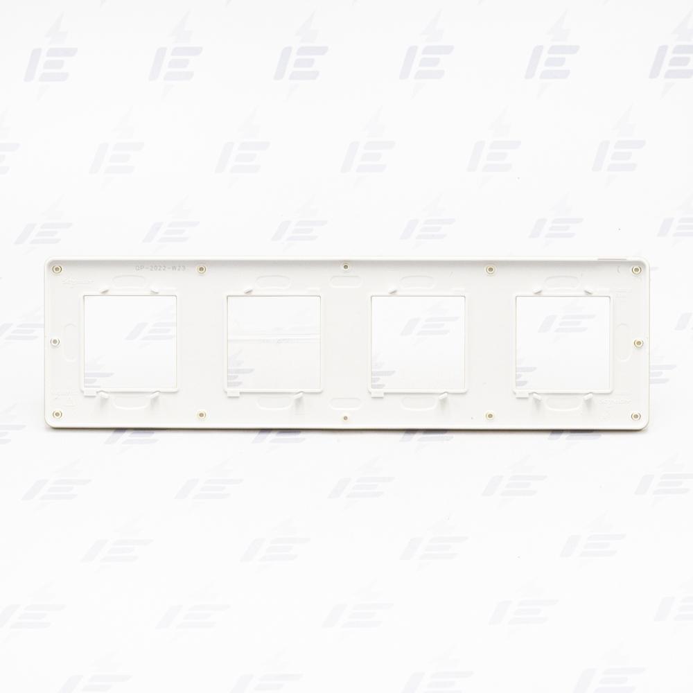 NU280811 Unica Studio Color - Krycí rámeček čtyřnásobný, Light Green/Bílý