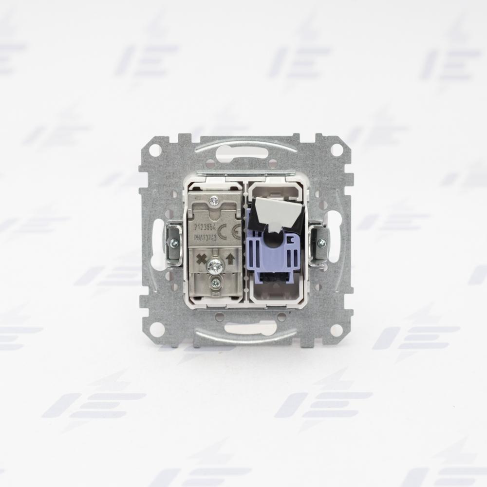 SDD111469T Sedna D/E - Datová zásuvka RJ45 kat.6 UTP+TV individuální, Bílá