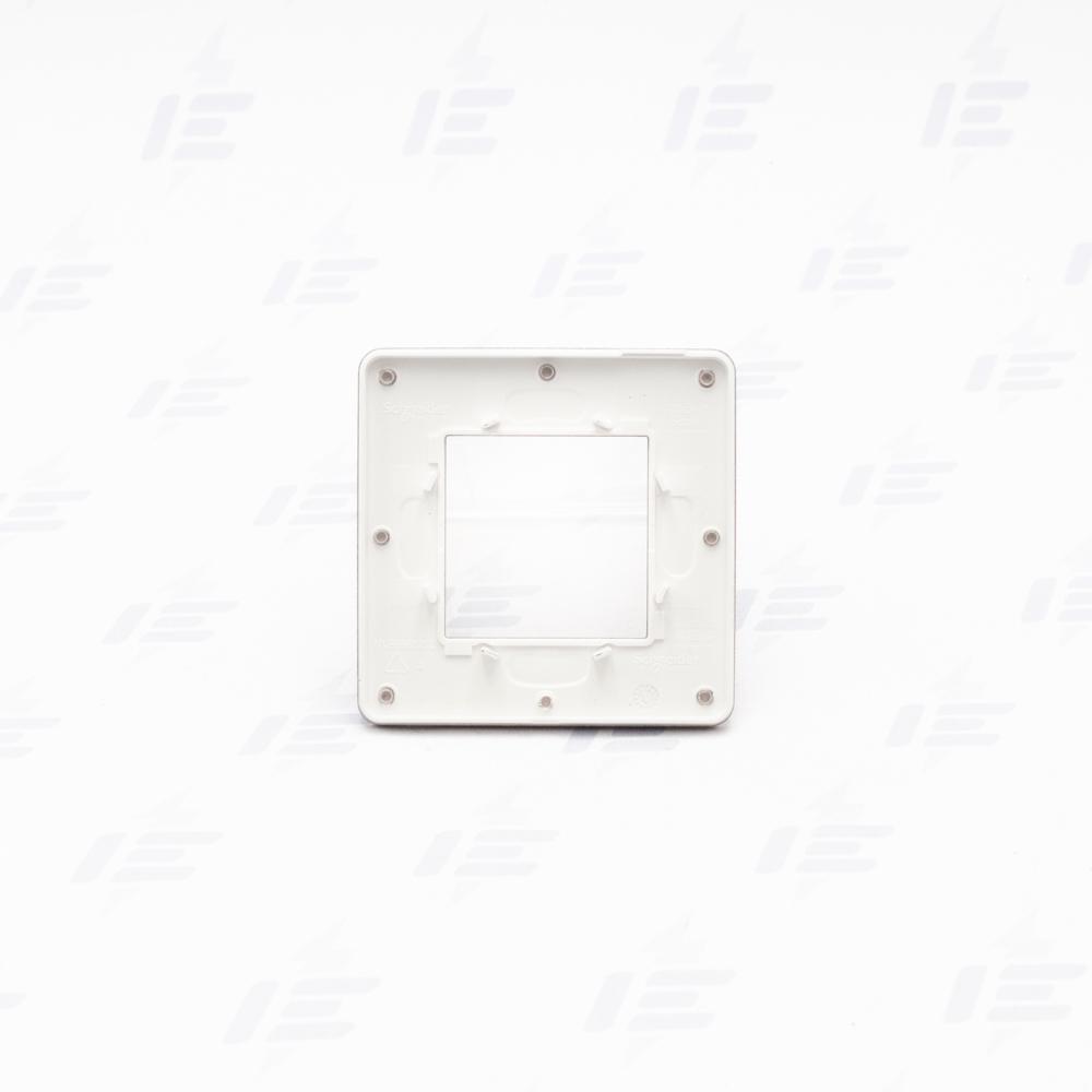 NU280216 Unica Studio Color - Krycí rámeček jednonásobný, Chocolate/Bílý