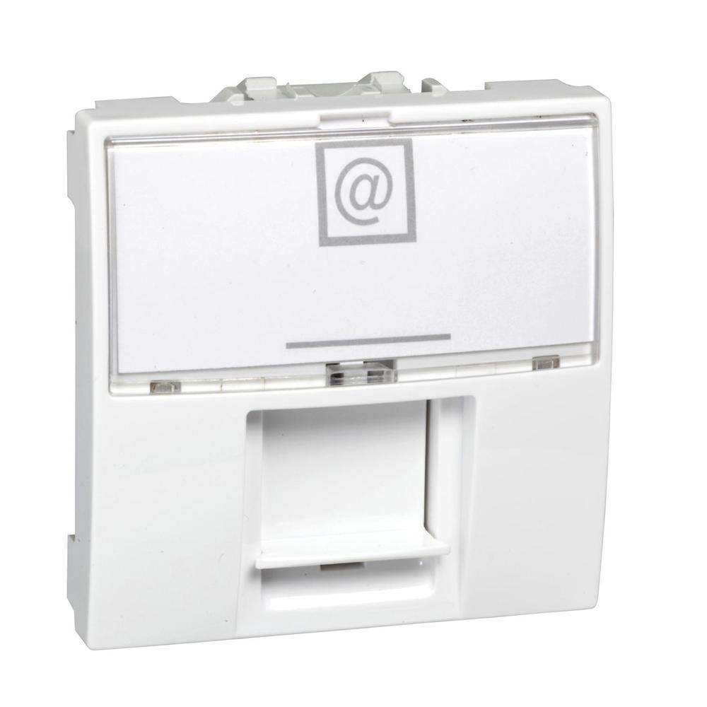 Unica - Zásuvka datová 1xRJ45 S-One, kat.6 STP, 2 modul, Polar