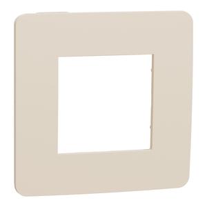 NU280244 Unica Studio Color - Krycí rámeček jednonásobný, Béžový/Béžový