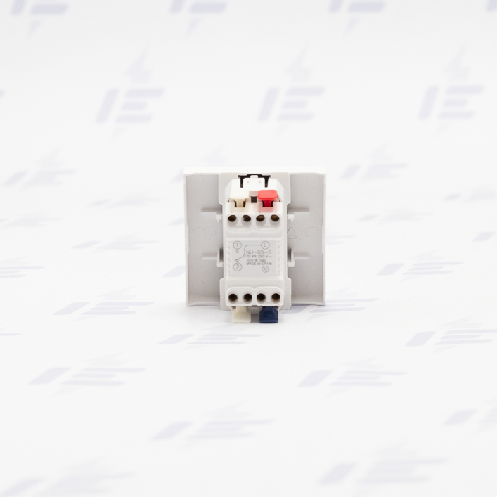 NU320318S Unica - Přepínač střídavý s nulovou svorkou řazení 6, 2M, Bílý