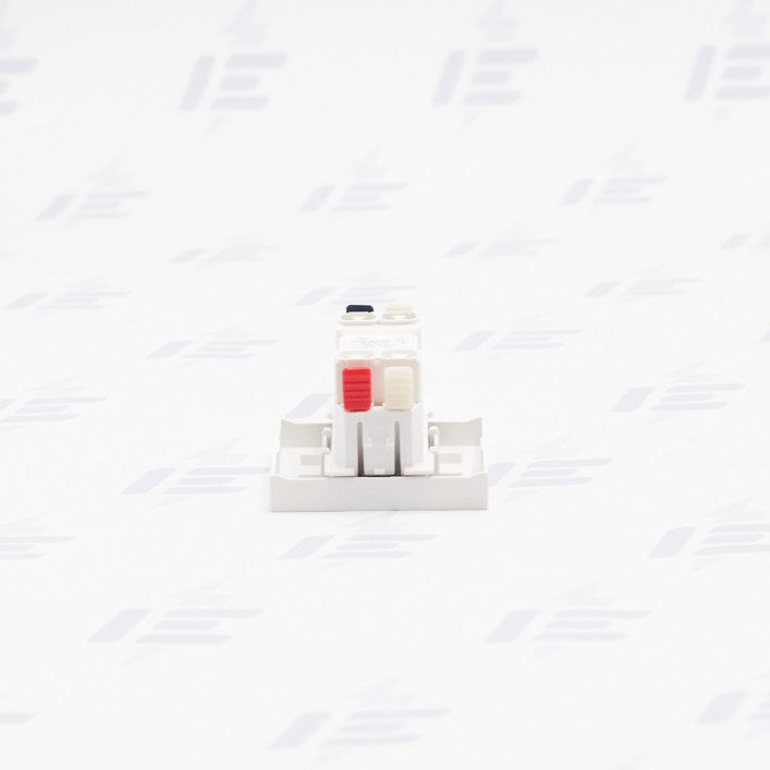 NU320318S Unica - Přepínač střídavý s nulovou svorkou řazení 6, 2M, Bílý