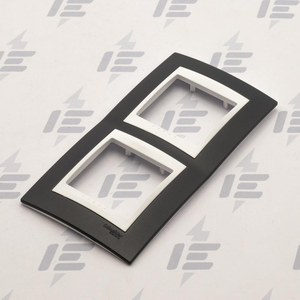 MGU6.004V.877 Unica Plus - Krycí rámeček dvojnásobný vertikální,Slate/Polar