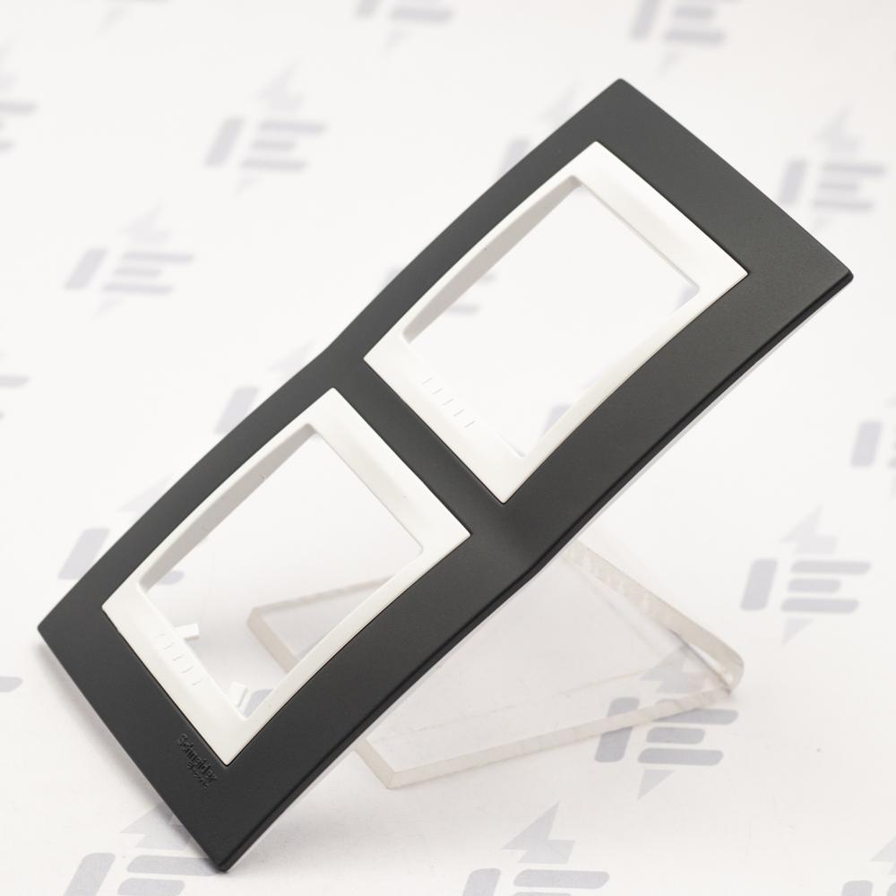 MGU6.004V.877 Unica Plus - Krycí rámeček dvojnásobný vertikální,Slate/Polar