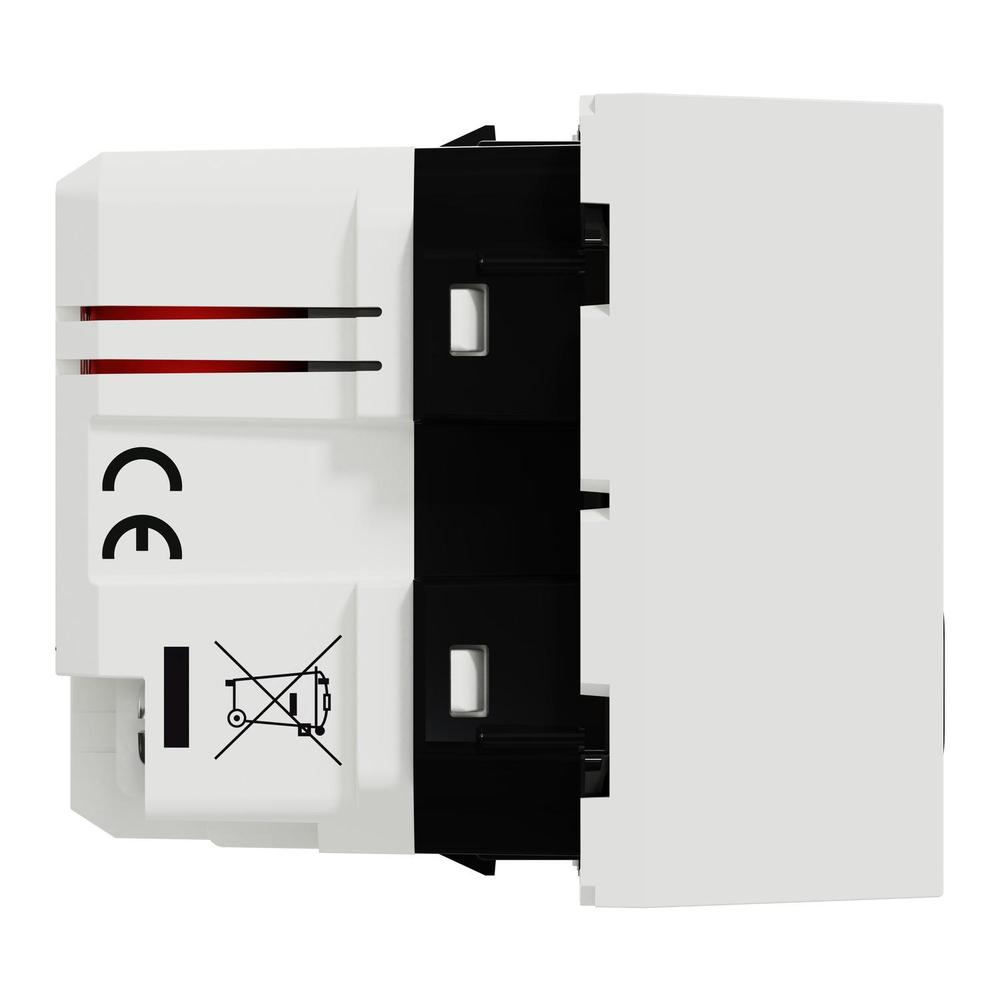 Unica - Dvojitý nabíjecí USB konektor A+C 18W, 2.4A, 2M, Bílý