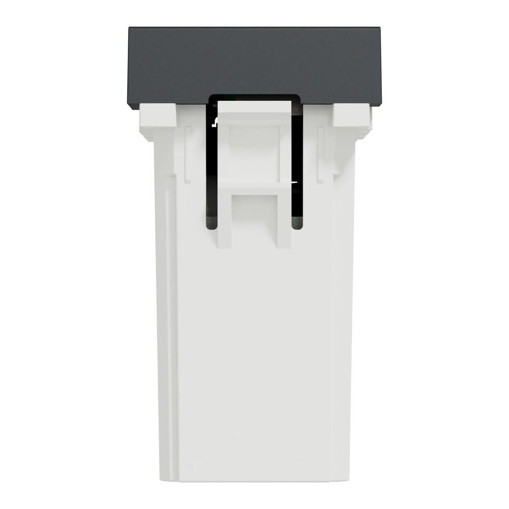 Unica - Dvojitý nabíjecí USB konektor A+C 2.4A, 1M, Antracit